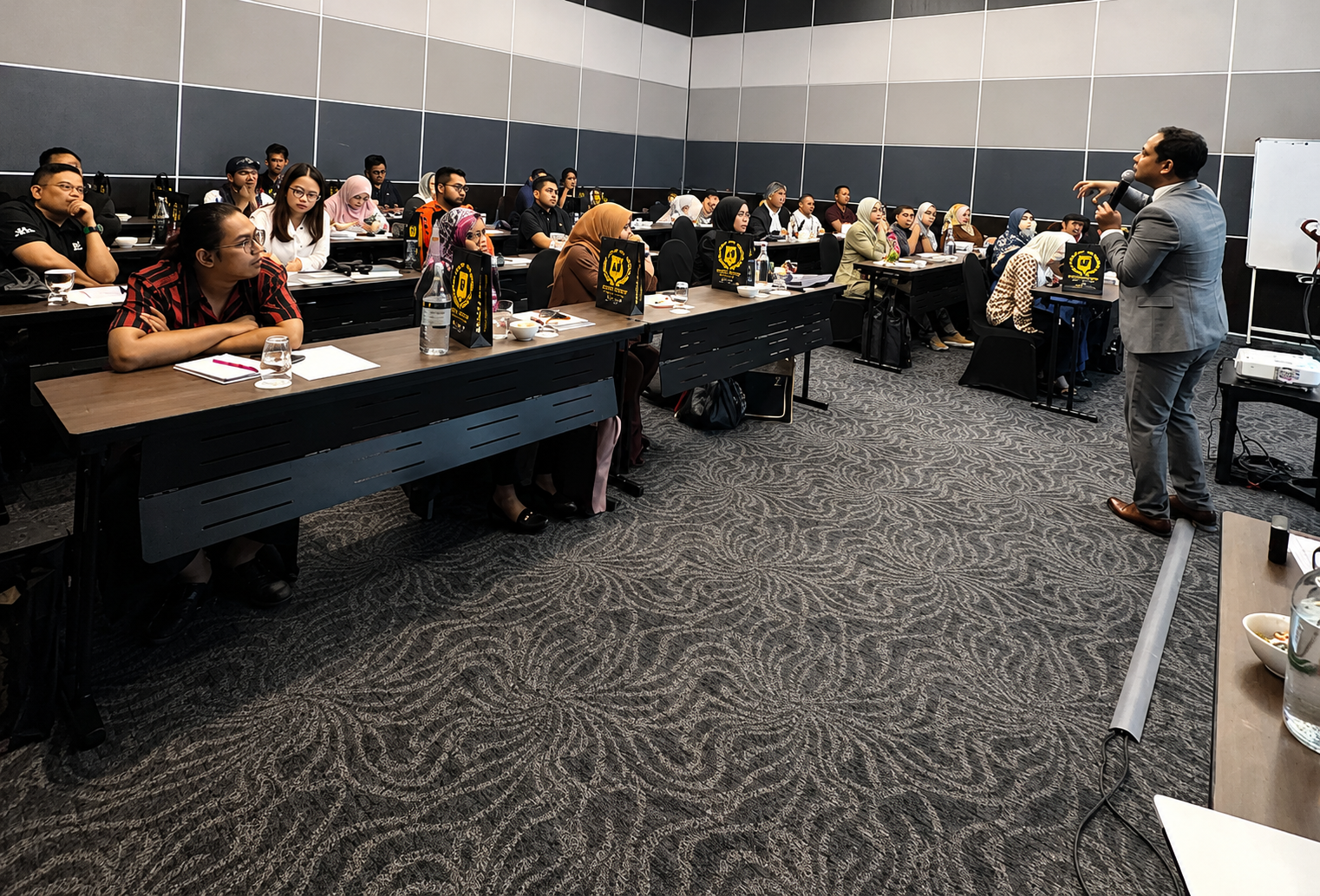 Corporate training and consulting session